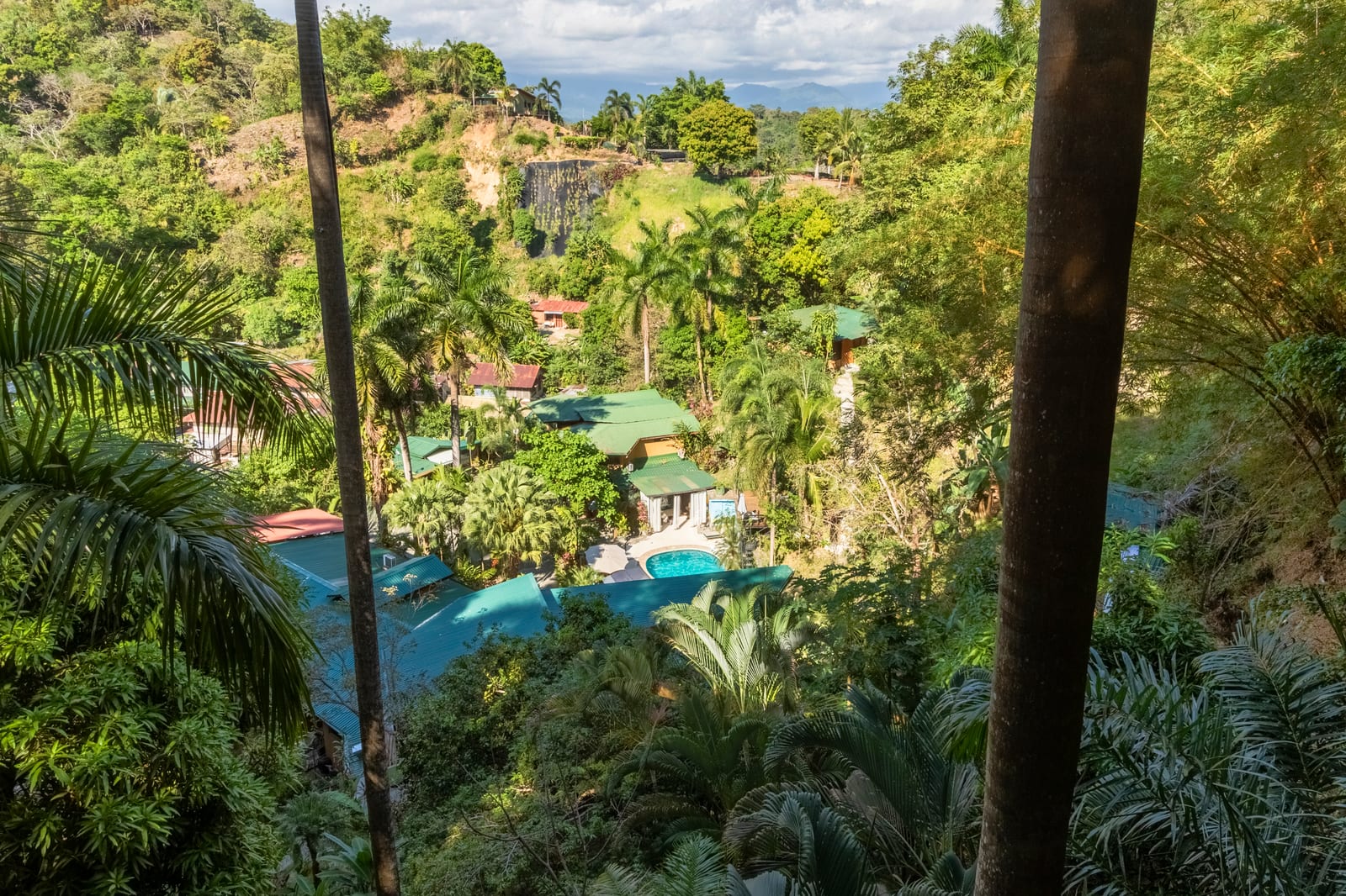 Boutique Hotel Las Cascadas pool and grounds
