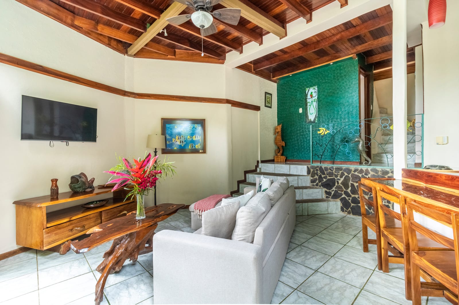Two Bedroom Deluxe family suite with garden and mountain views and full kitchen